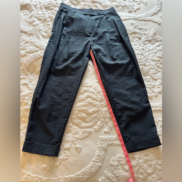 MINT COND COS TEXTURED SLATE BLUE NYLON TROUSERS SIZE 12 ORIG $150 - Picture 5 of 9